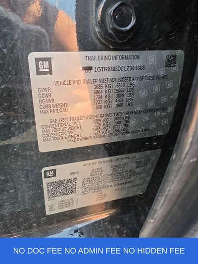 2020 GMC Sierra 1500 SLE