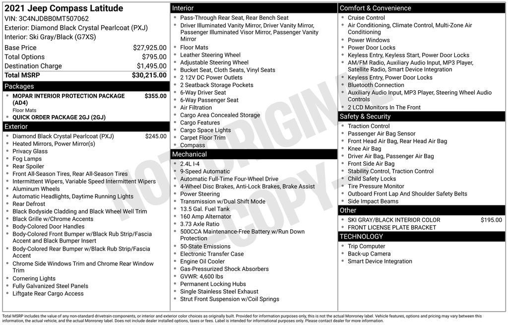 2021 Jeep Compass Latitude