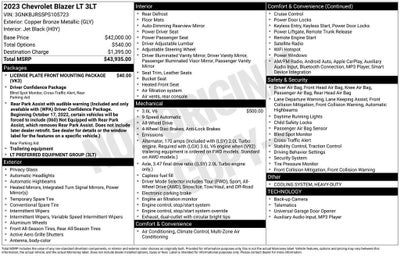 2023 Chevrolet Blazer 3LT