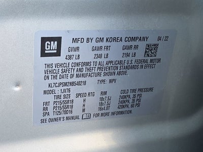 2022 Chevrolet Trax LT