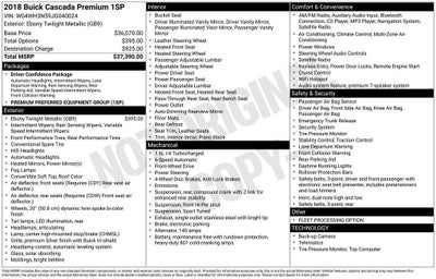 2018 Buick Cascada Premium