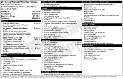 2019 Jeep Wrangler Unlimited Rubicon