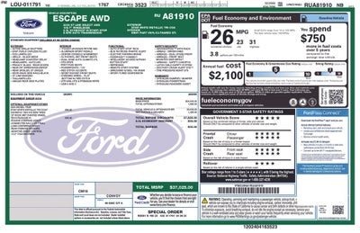 2024 Ford Escape ST-Line Select