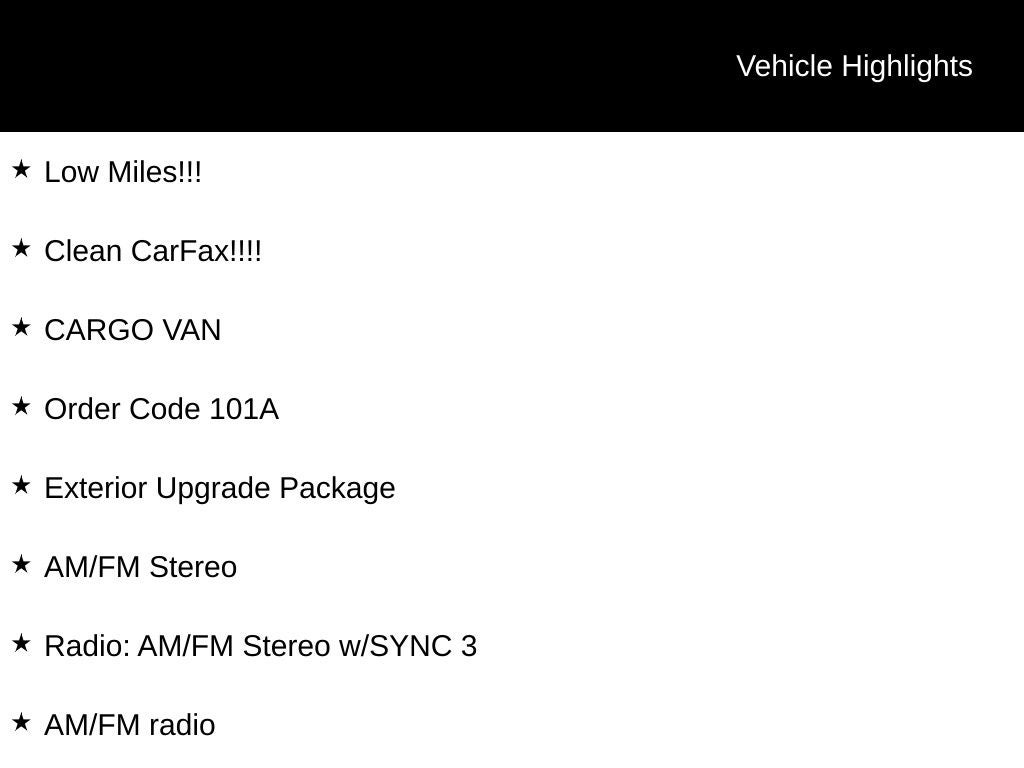 2023 Ford Transit-250 Base