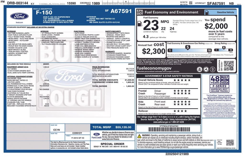 2025 Ford F-150 XLT