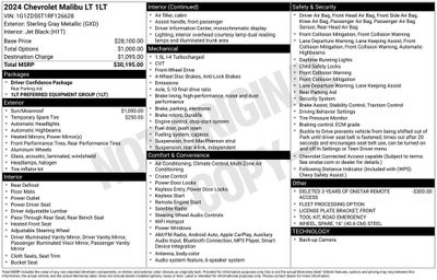 2024 Chevrolet Malibu LT 1LT