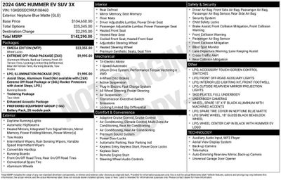 2024 GMC Hummer EV SUV 3X