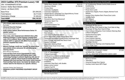 2023 Cadillac XT5 Premium Luxury