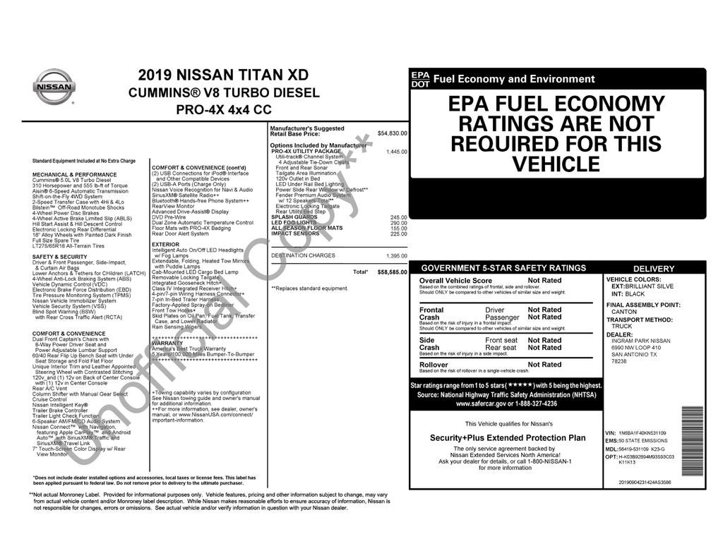 2019 Nissan Titan XD PRO-4X