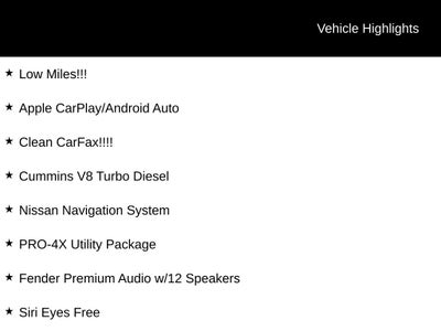 2019 Nissan Titan XD PRO-4X