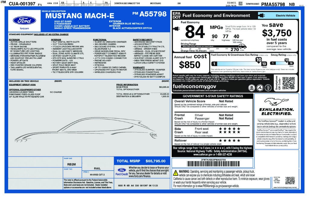 2023 Ford Mustang Mach-E GT