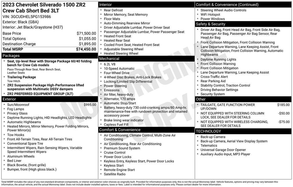 2023 Chevrolet Silverado 1500 ZR2