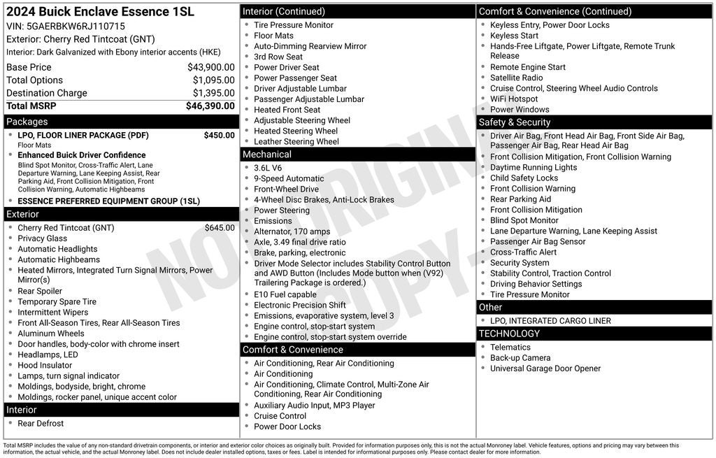 2024 Buick Enclave Essence