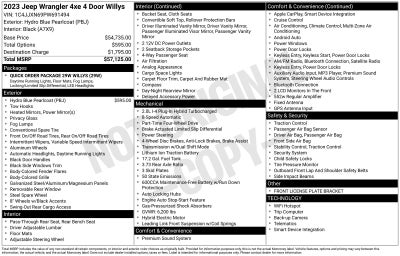 2023 Jeep Wrangler Willys 4xe
