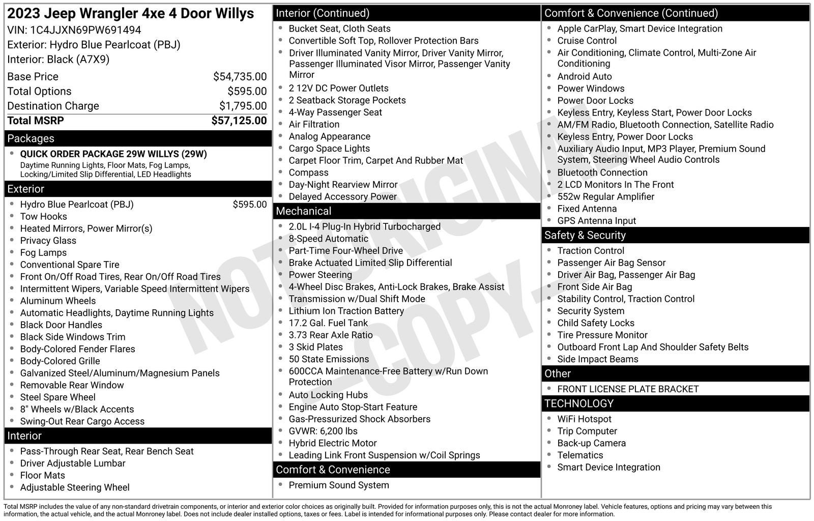 2023 Jeep Wrangler Willys 4xe