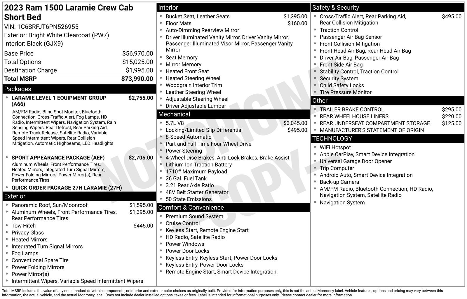 2023 RAM 1500 Laramie