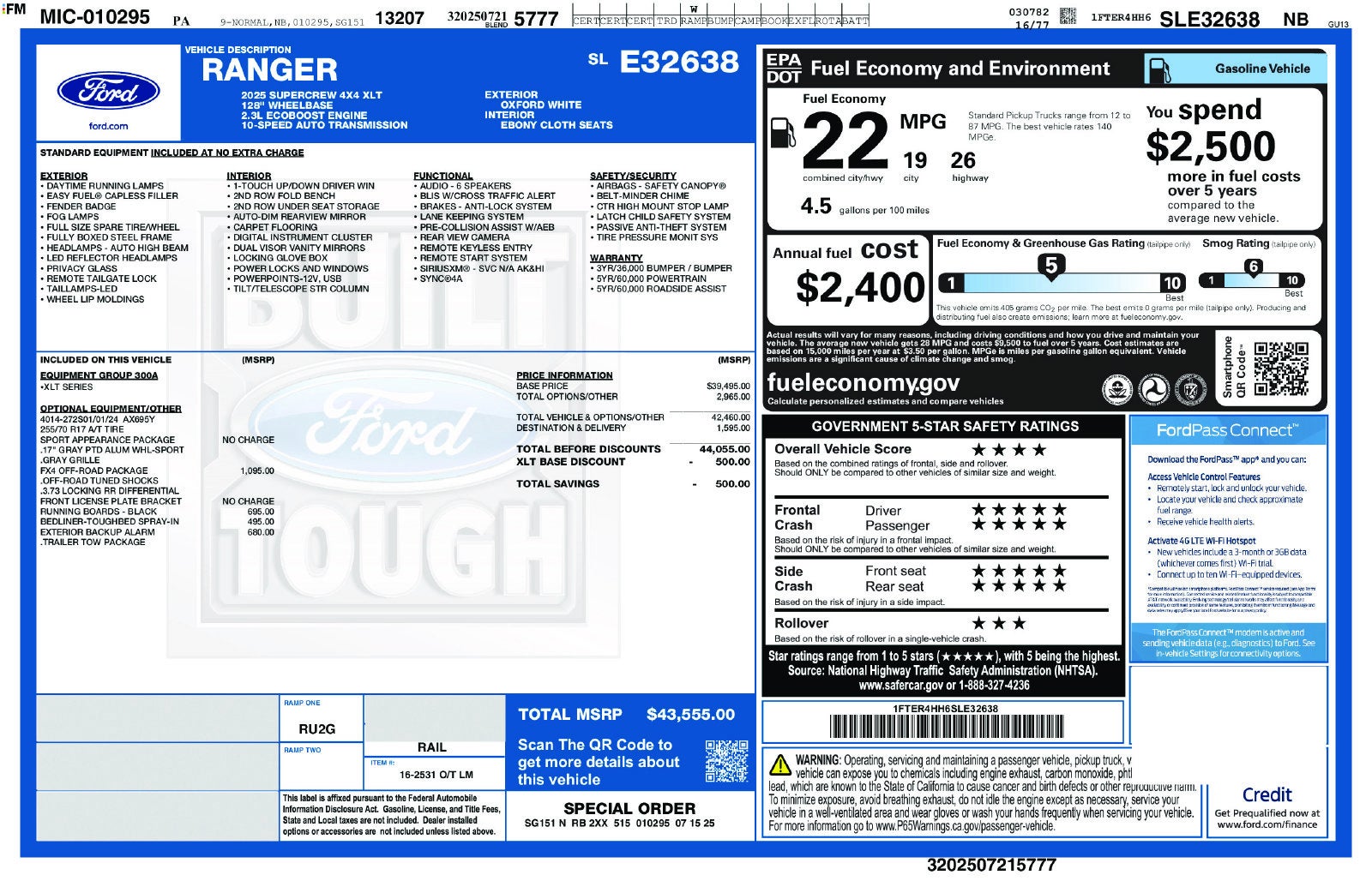 2025 Ford Ranger XLT