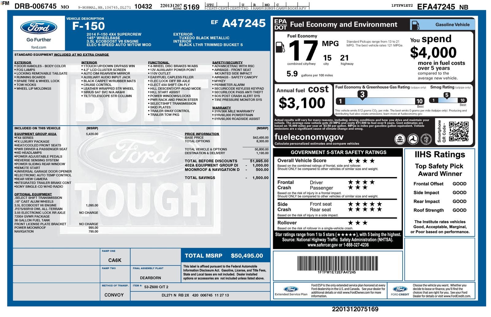 2014 Ford F-150 FX4
