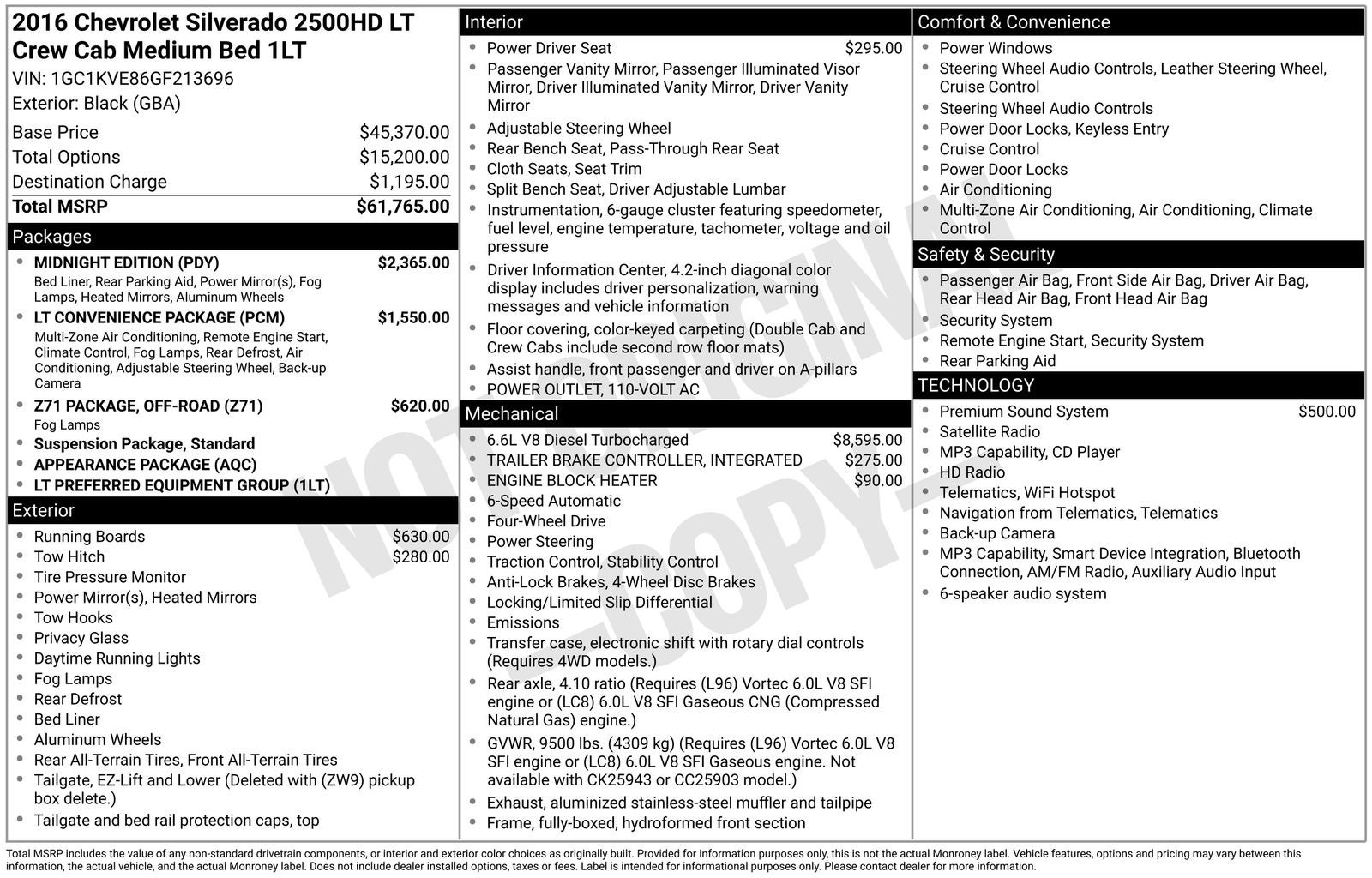 2016 Chevrolet Silverado 2500HD LT