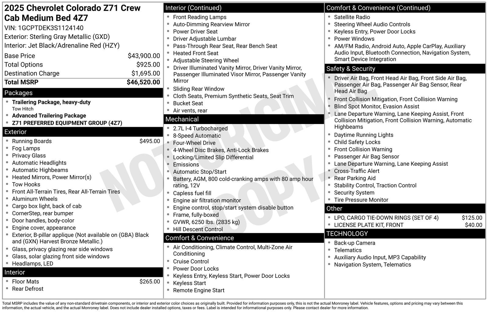 2025 Chevrolet Colorado Z71