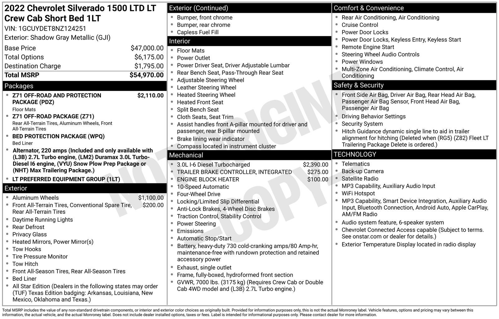 2022 Chevrolet Silverado 1500 LTD LT