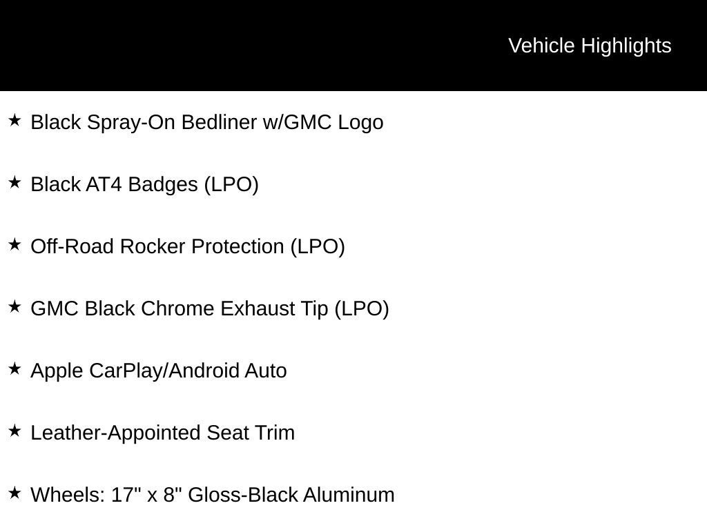 2022 GMC Canyon AT4 w/Leather