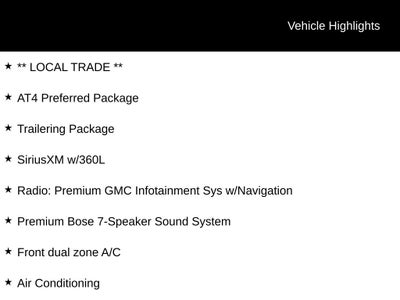 2021 GMC Sierra 1500 AT4