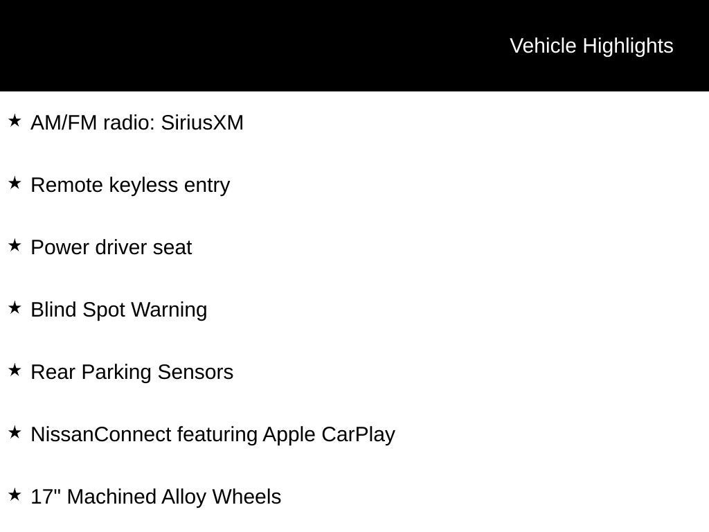 2024 Nissan Altima 2.5 SV
