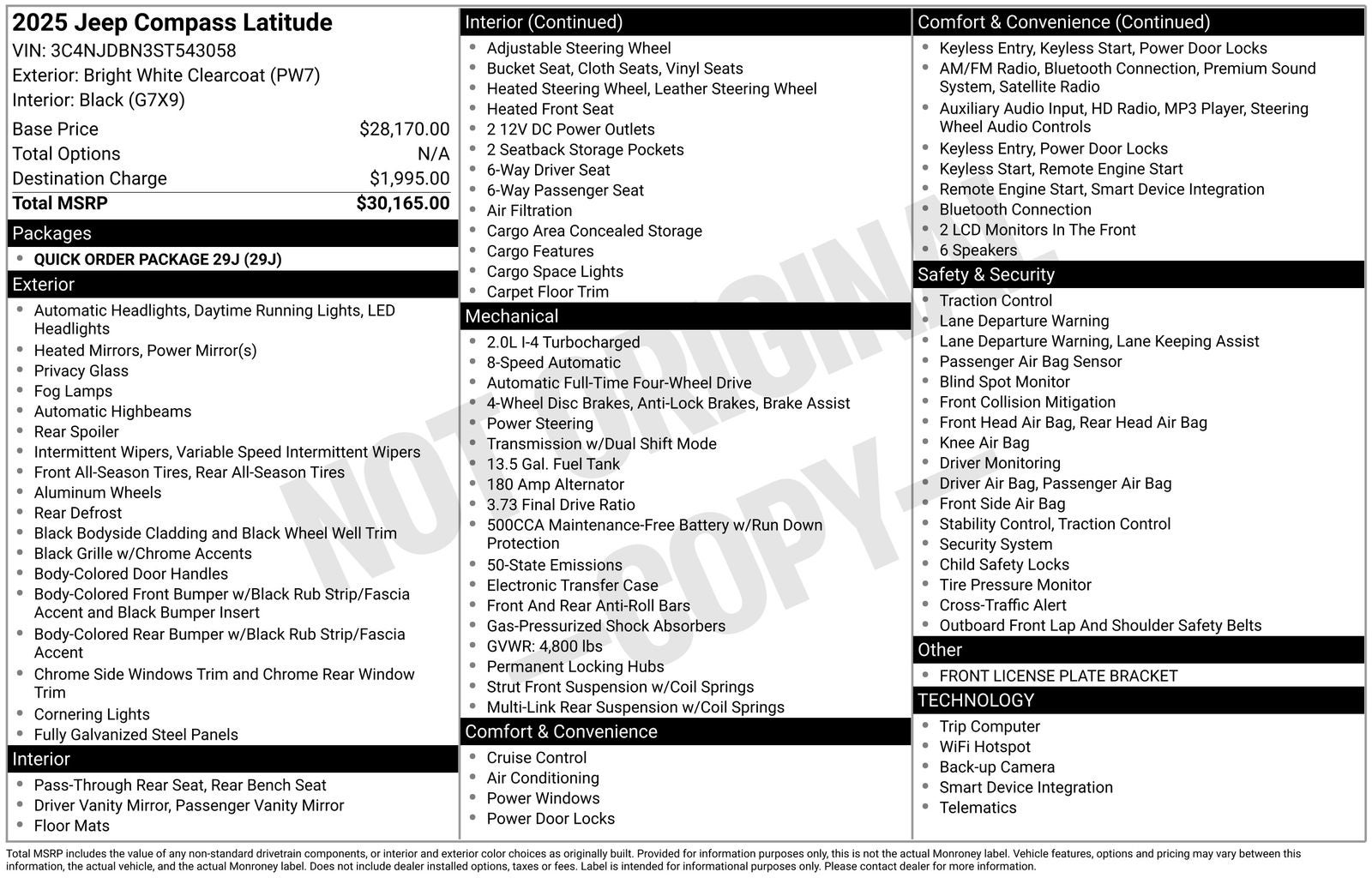 2025 Jeep Compass Latitude