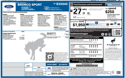 2025 Ford Bronco Sport Big Bend