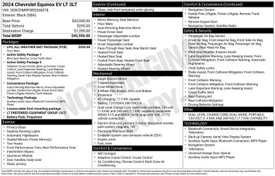 2024 Chevrolet Equinox EV LT