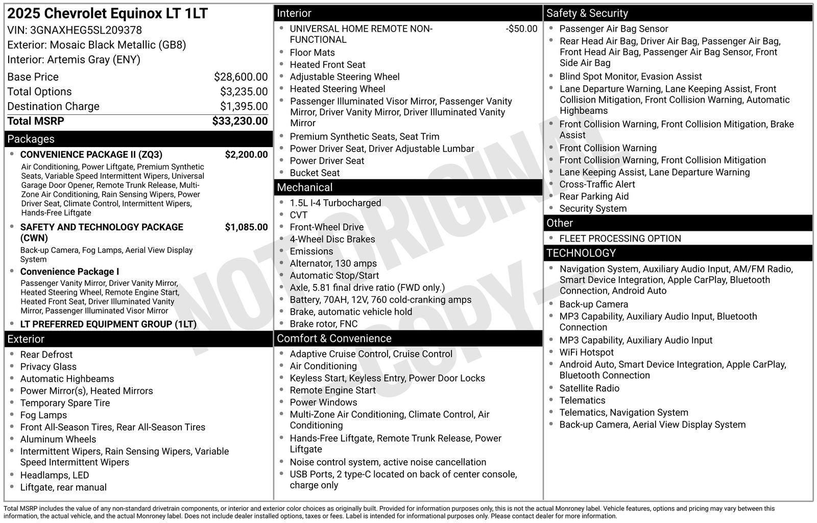 2025 Chevrolet Equinox LT 1LT