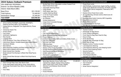 2024 Subaru Outback Premium