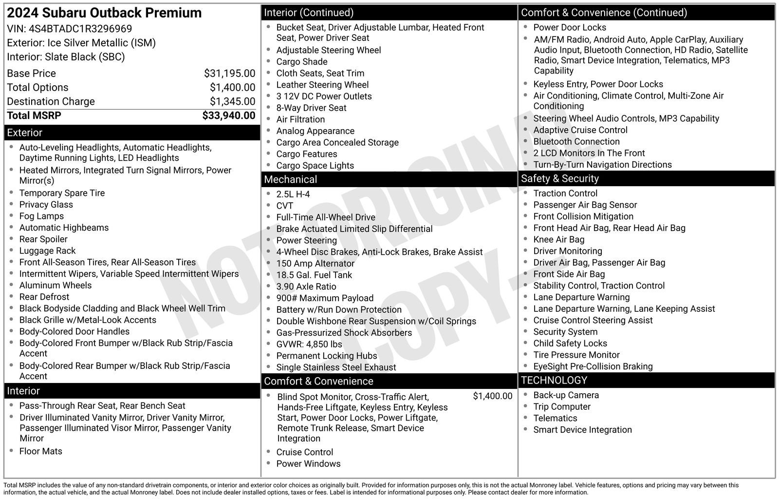 2024 Subaru Outback Premium