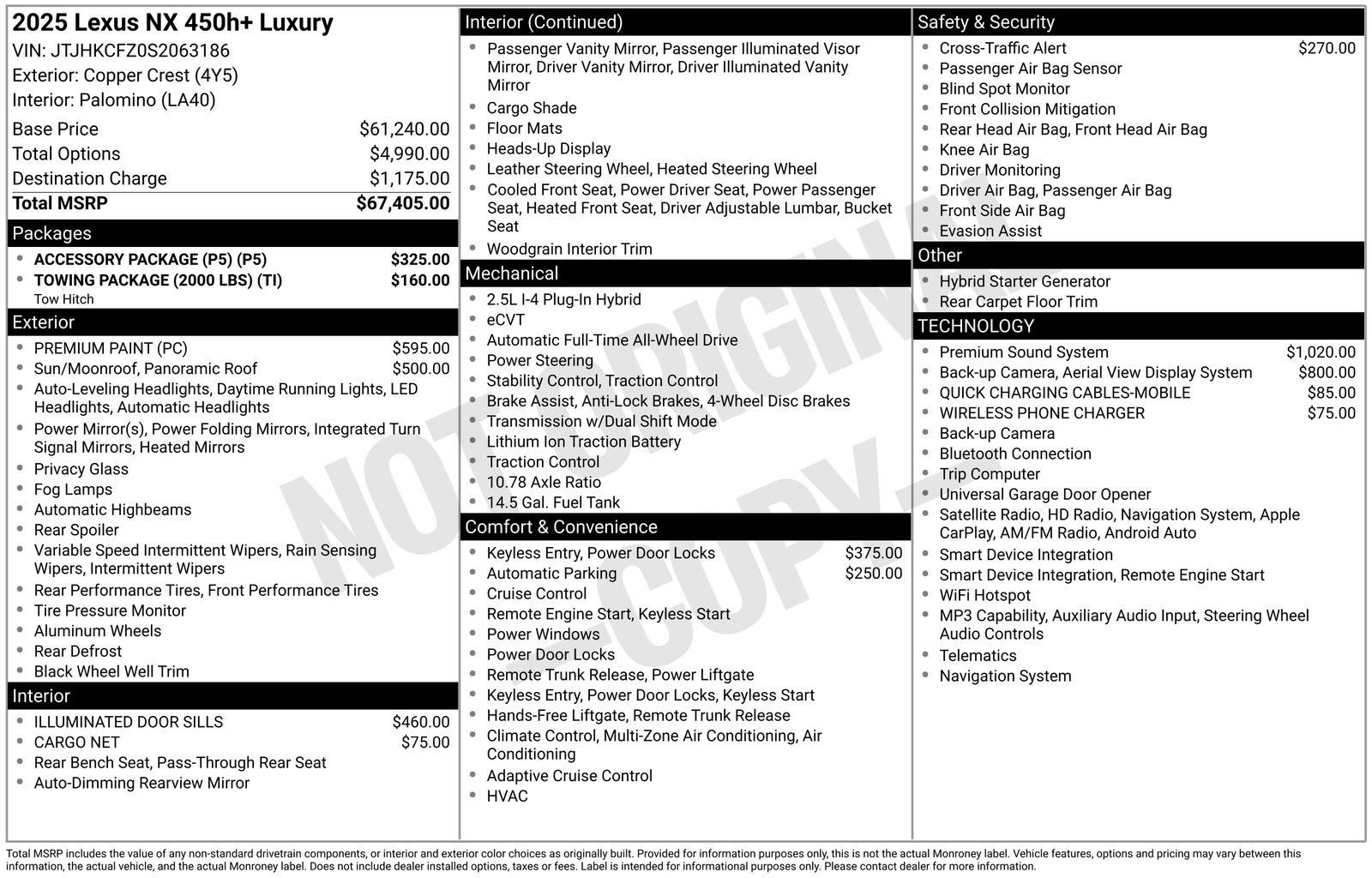 2025 Lexus NX 450h+ Luxury AWD