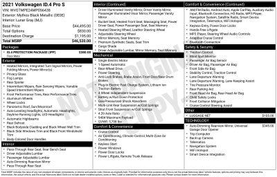 2021 Volkswagen ID.4 Pro S