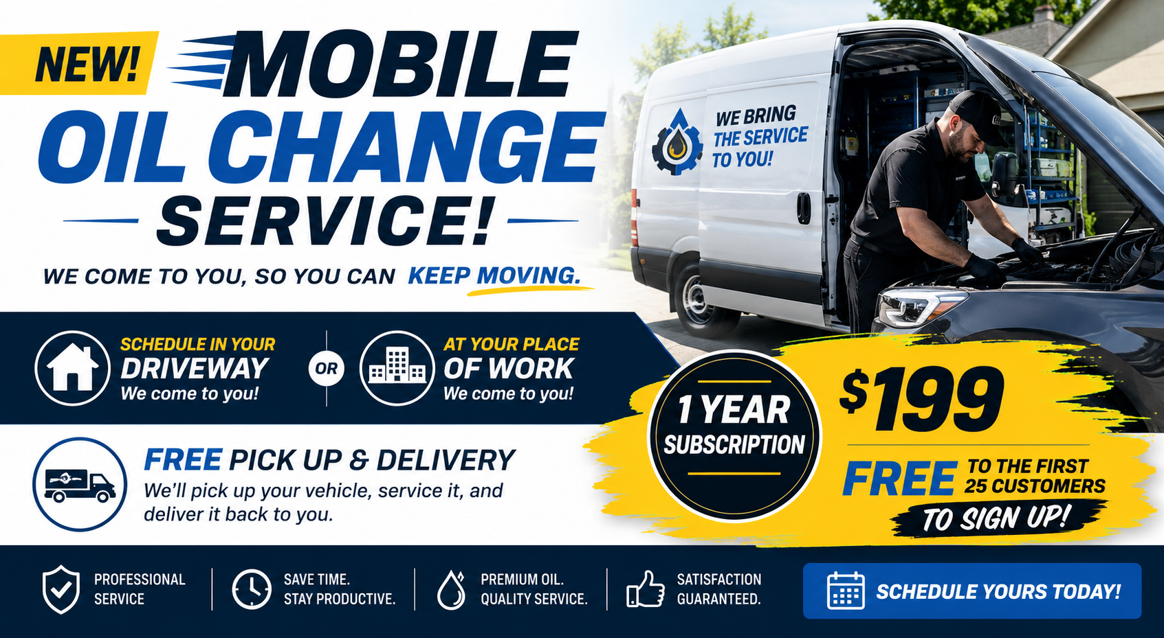 mobile oil change service
